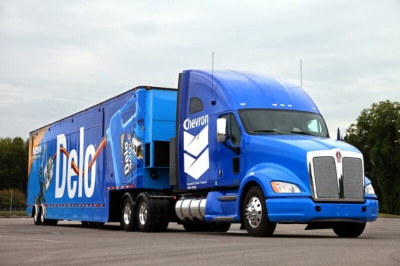 Chevron's new Delo Truck made its debut at GATS.