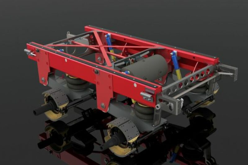 The robust DM400 from Reyco Granning was designed knowing some curbing will occur at the hands of new entrants to the trucking industry.