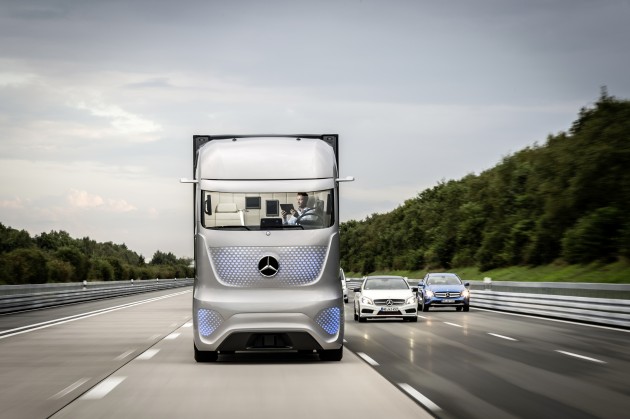 Mercedes-Benz Future Truck 2025 alternate text for this image