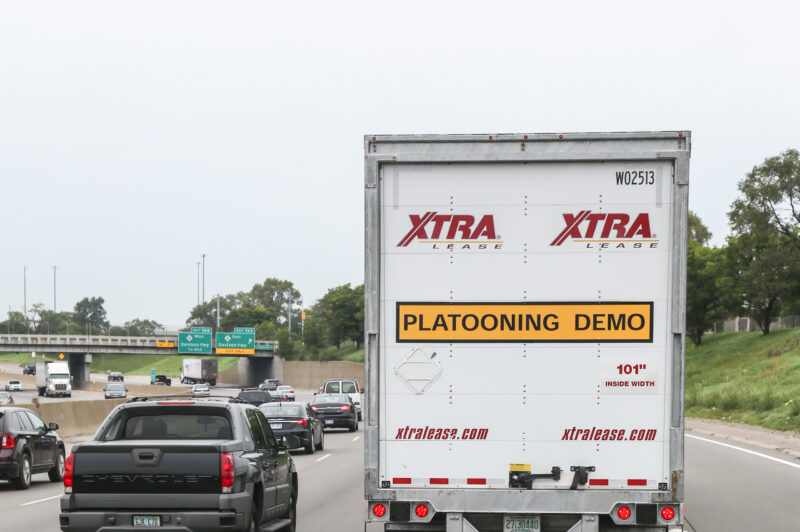 PLATOONING DEMONSTRATION HINTS OF THE FUTURE article image