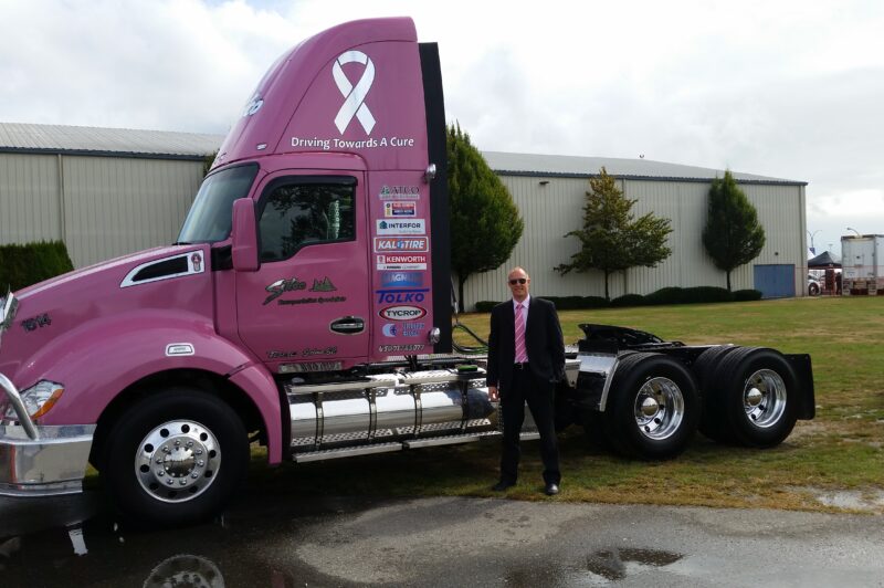 Kootenay trucking company chipping in one of its trucks to fight cancer article image