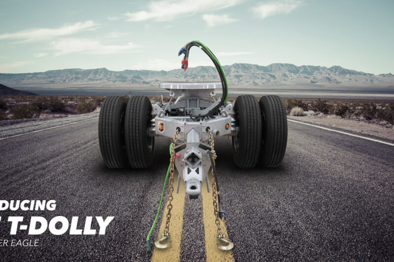 New converter dolly automatically narrows trailer gap at highway speeds article image