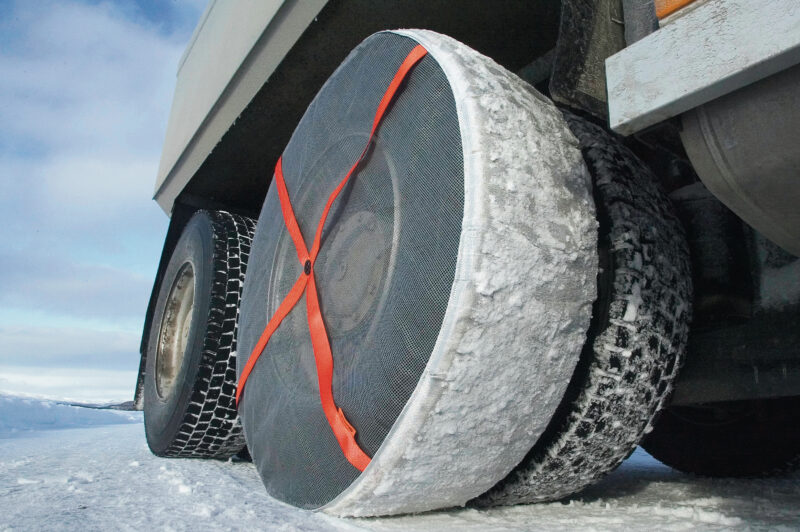 B.C. approves the use of ‘snow socks’ for truckers article image
