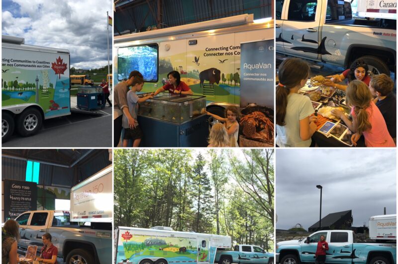 Sea creatures travel Canada in customized trailer article image