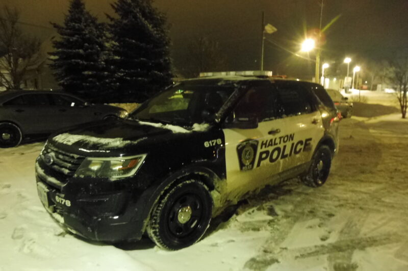 Snow, snowmobiles and traffic stops: Riding-along with Halton's finest article image