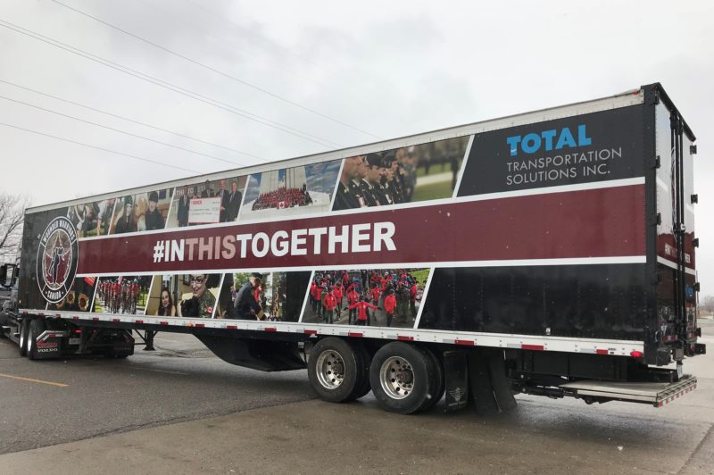 Special trailers deliver Wounded Warriors message article image