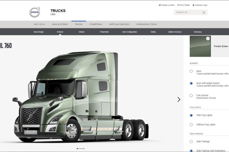 Volvo launches truck configurator article image