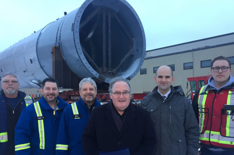 Historically large load hits Alberta highways article image