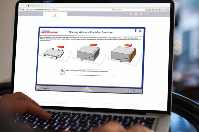 CarriersEdge expands course offerings on cargo securement and more article image