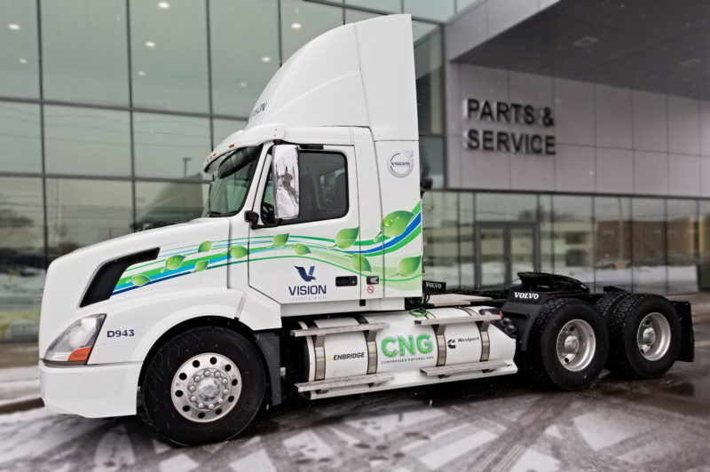 Vision, Enbridge team up to promote CNG trucks article image