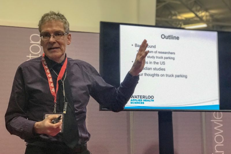 Nearly half of drivers report exceeding HoS to find parking article image