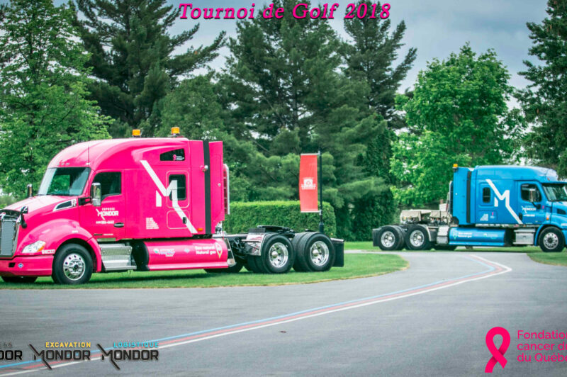 Pink truck celebrates fifth Express Mondor golf tournament for breast cancer article image