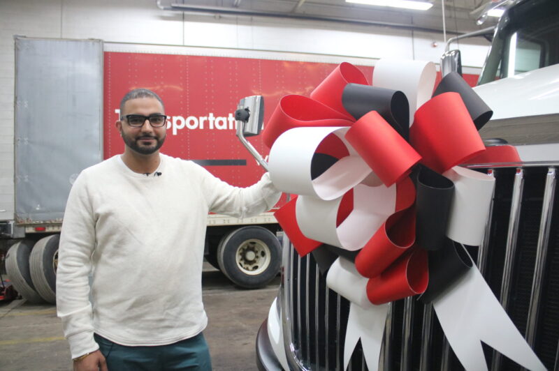 Kriska gives young hero a truck article image