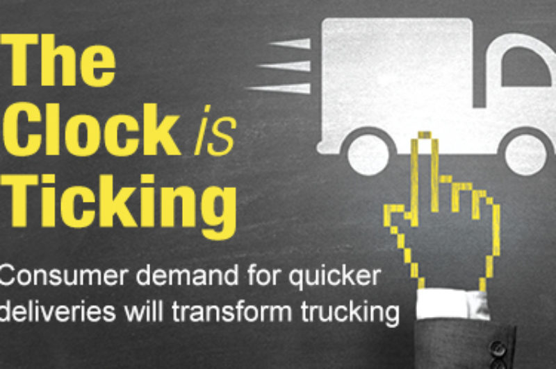 IN PRINT -- The Clock is Ticking: Consumer demands transform trucking article image
