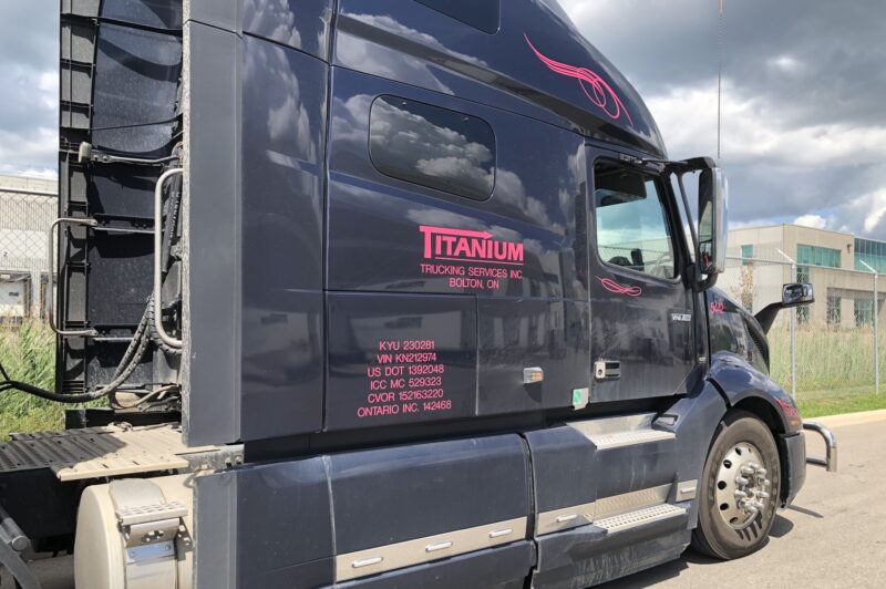 Titanium pink truck picture