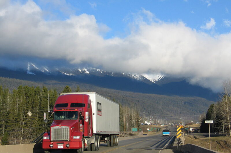 Truck in B.C.