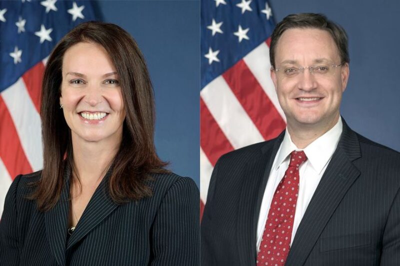 Federal Highway Administrator Nicole Nason and National Highway Traffic Safety Acting Administrator James Owens.