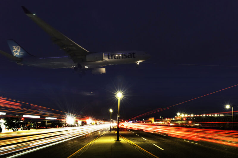 Pearson airport and highway