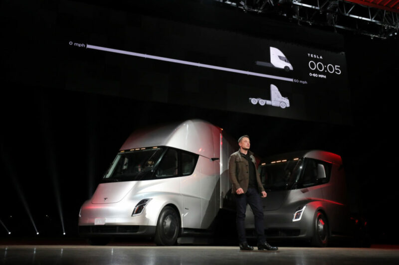 Elon Musk and Tesla Semi