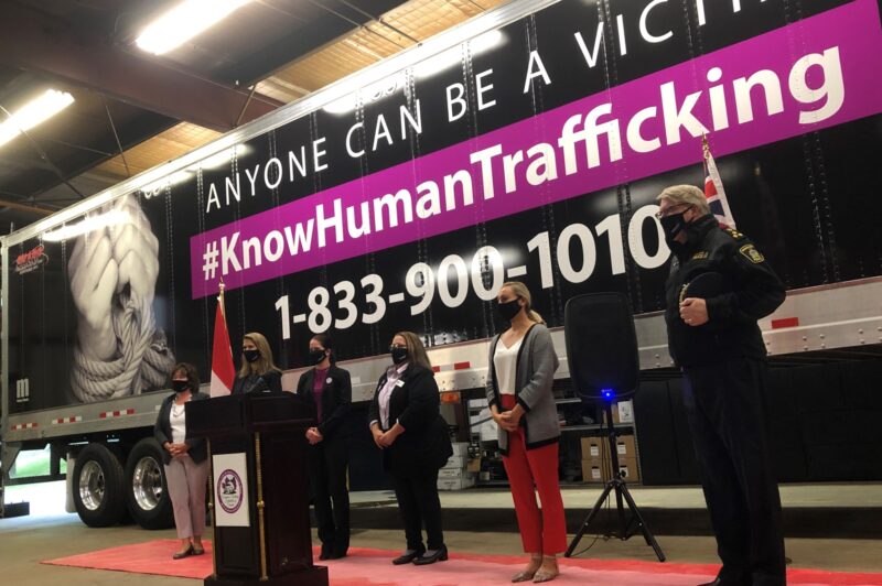 Anti-trafficking trailer hits Ontario highways article image
