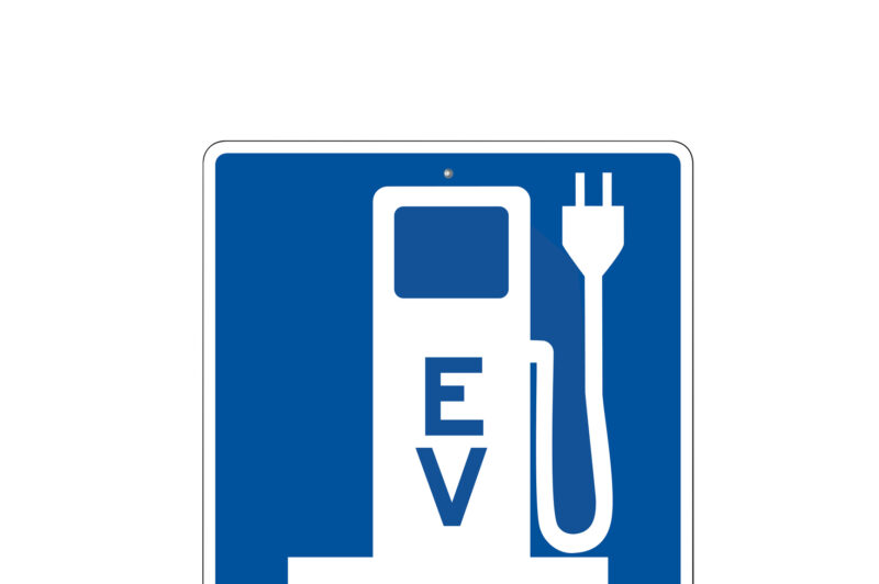 electric vehicle sign