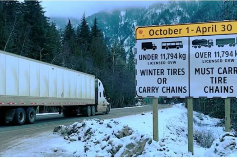 Proper chain-up skills key to surviving B.C. winter article image