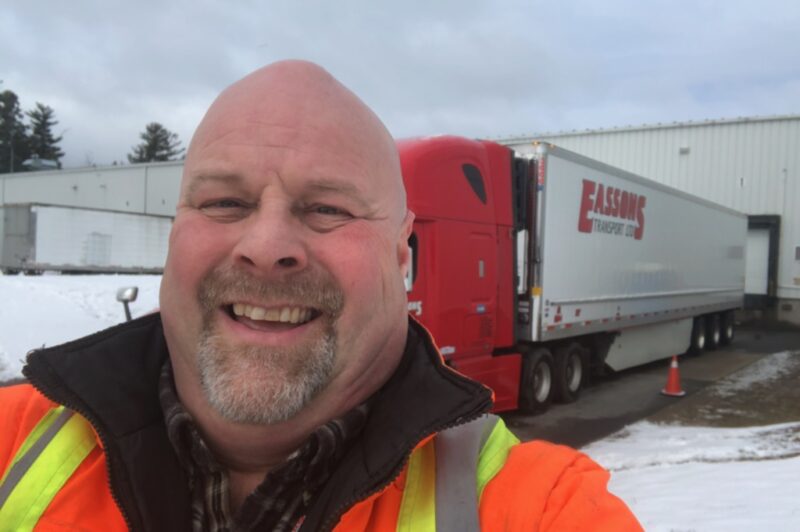 Mark Goudge, Eassons Transport driver