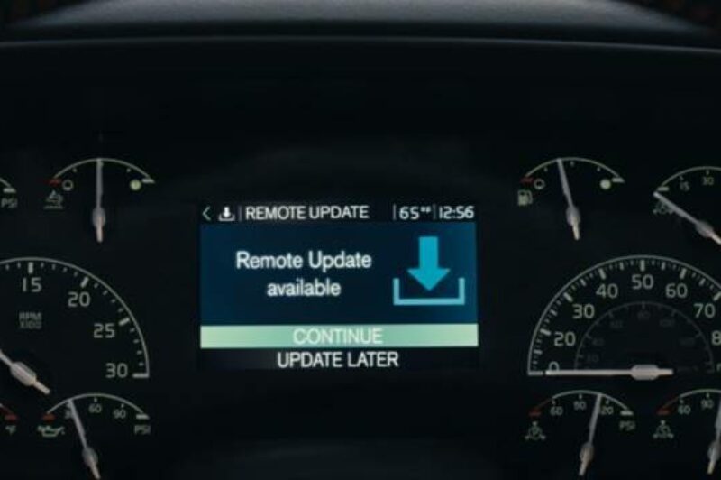 OTA engine update screen