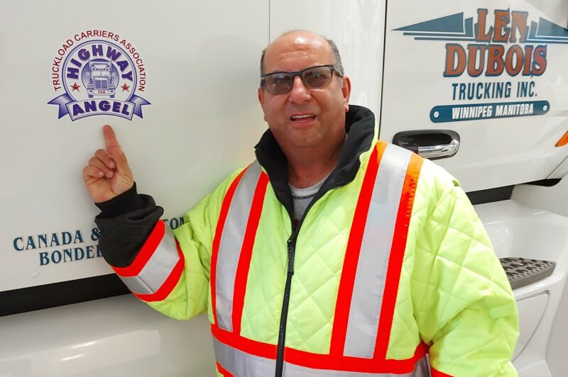 Len Dubois driver named Highway Angel for help in finding missing man article image