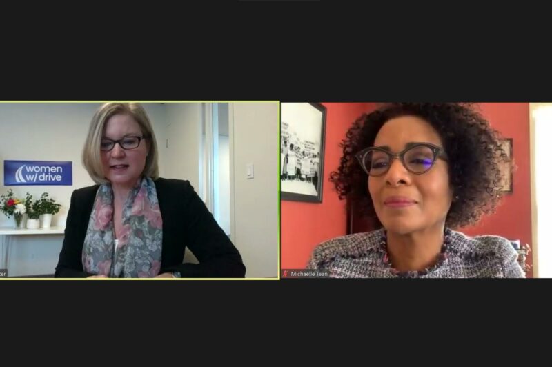 Angela Splinter and Michaelle Jean