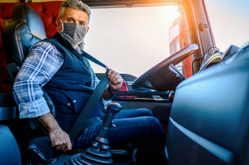 European truck driver