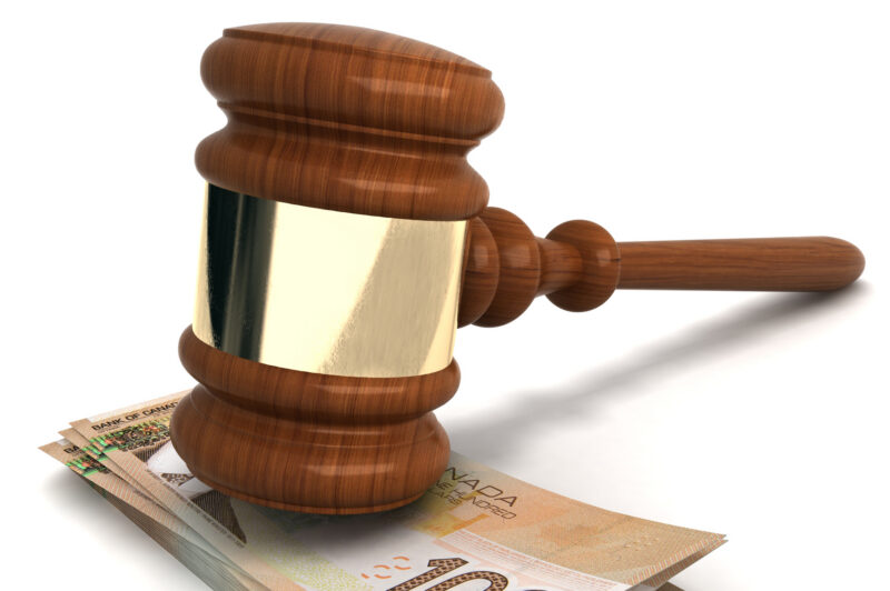 picture of gavel and cash