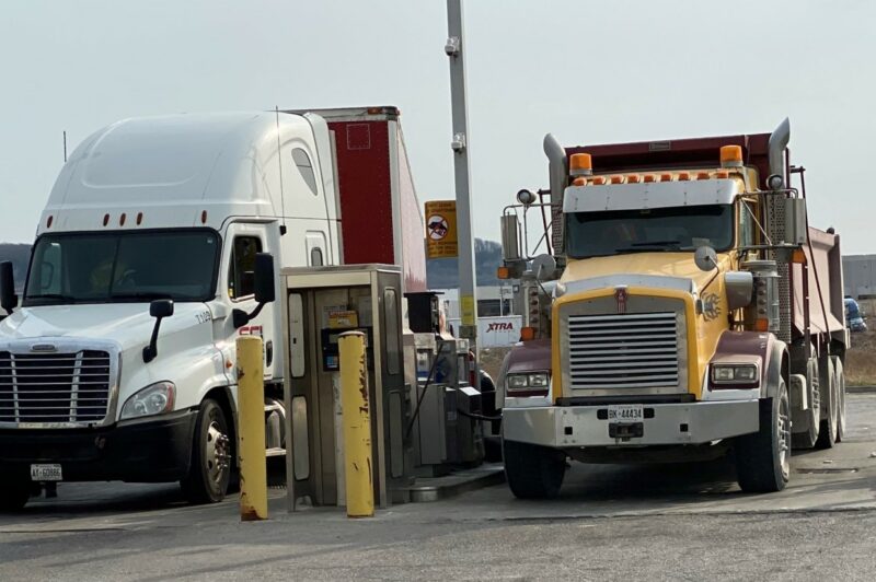 trucks fueling