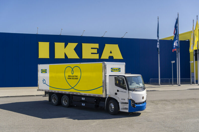 Ikea electric trucks