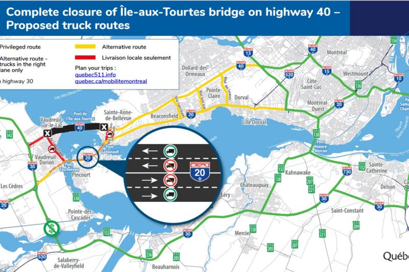 Montreal’s Île-aux-Tourtes bridge to gradually reopen May 31 article image
