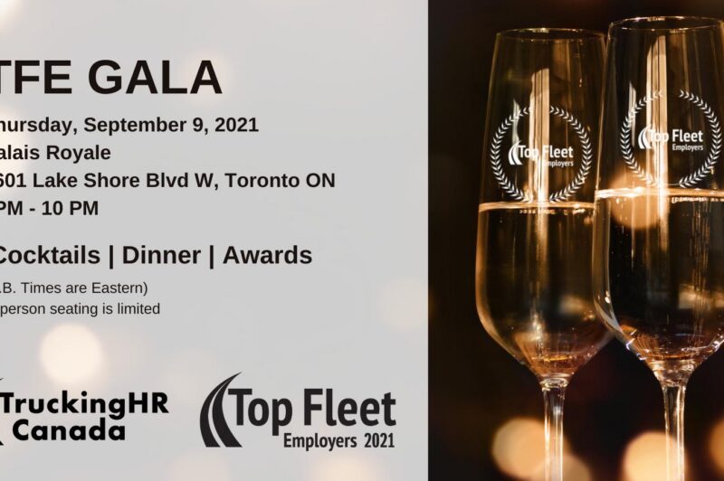Ad for Top Fleet Employers gala