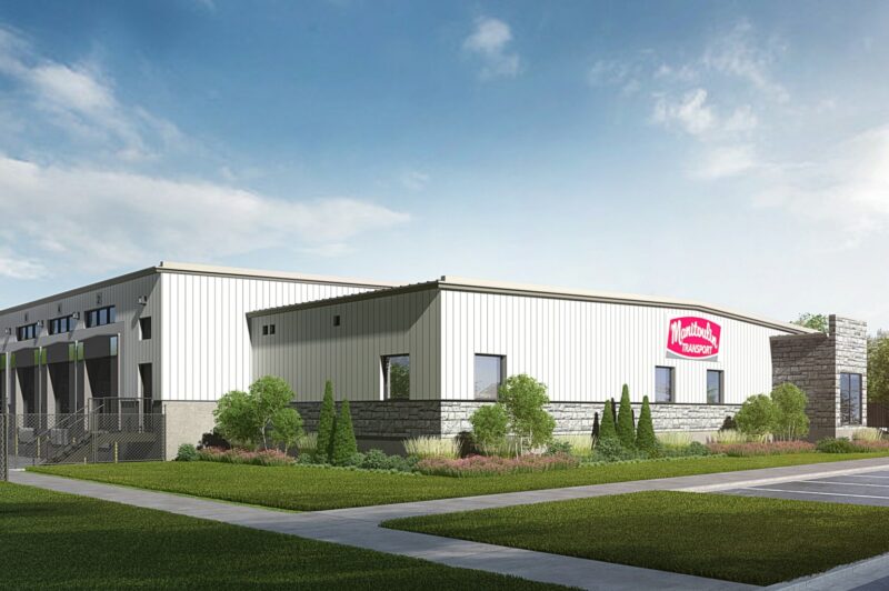 Rendering of Manitoulin Transport's new terminal