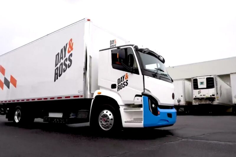 Picture of Day & Ross Lion electric truck