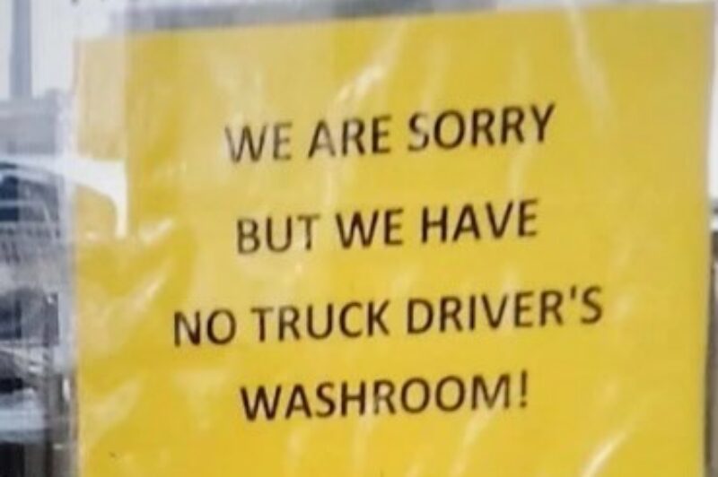 Picture of sign saying 