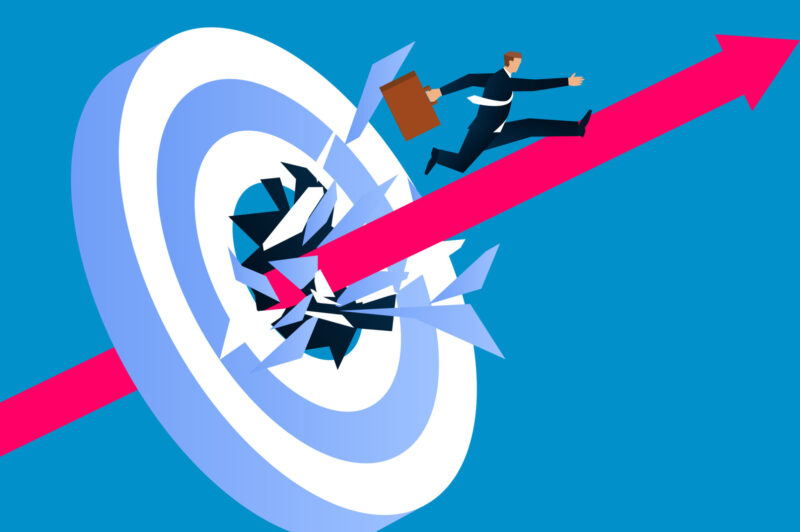 breaking through sales target