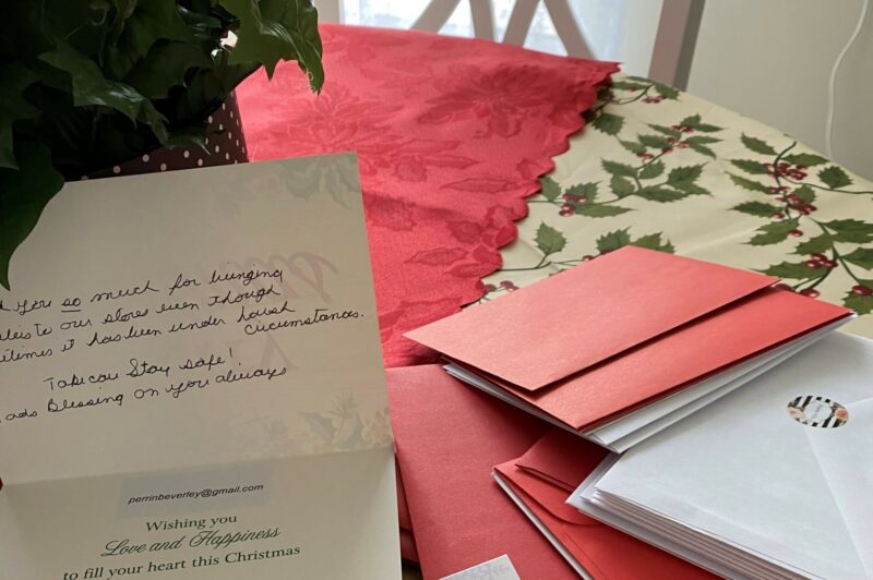 Picture of cards on a table