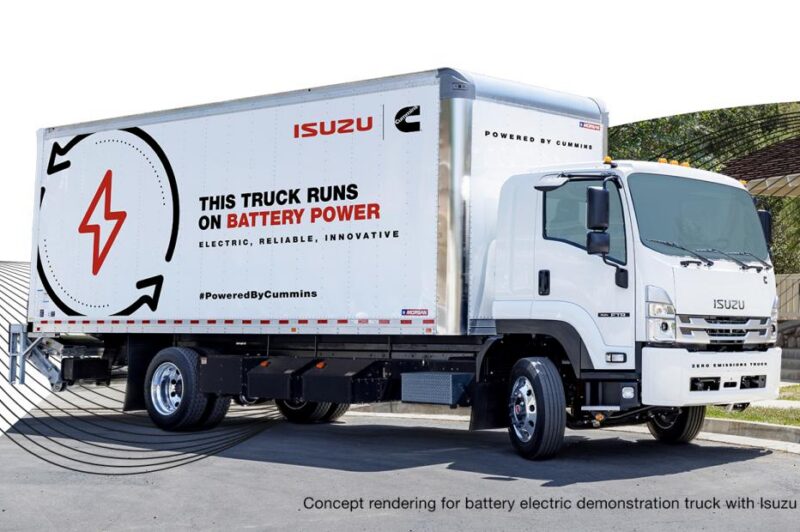 Cummins-Isuzu demonstration truck