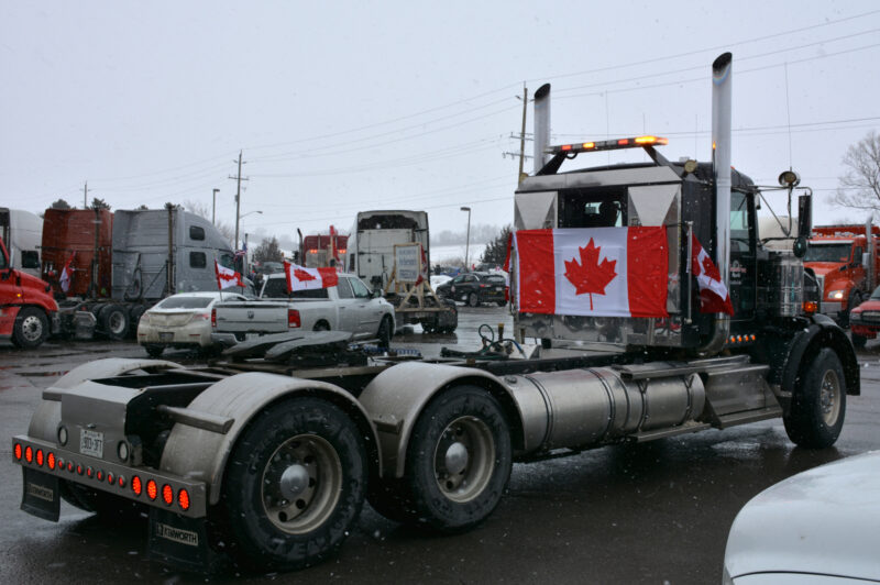 Picture of Freedom Convoy truck