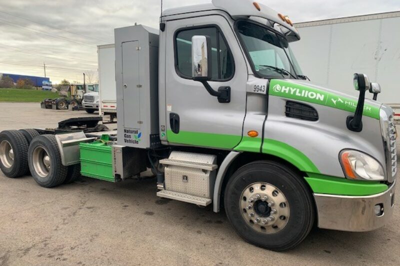 Hyliion natural gas truck