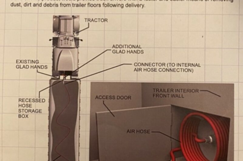 Trucker invents trailer cleaning system article image