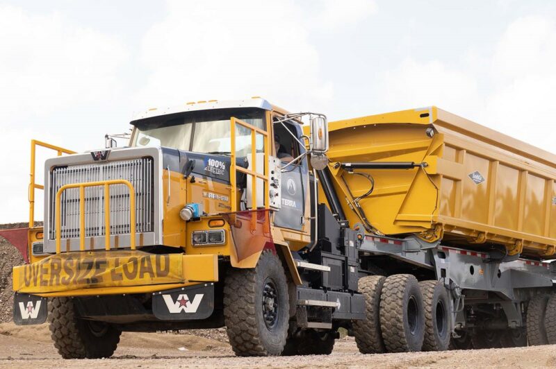 Western Star electric mine truck
