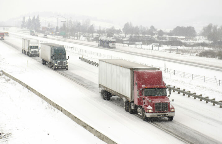 ECONOMIC TRUCKING TRENDS: Winter storms cause spot rate surge and truck buyers stepped up in January article image