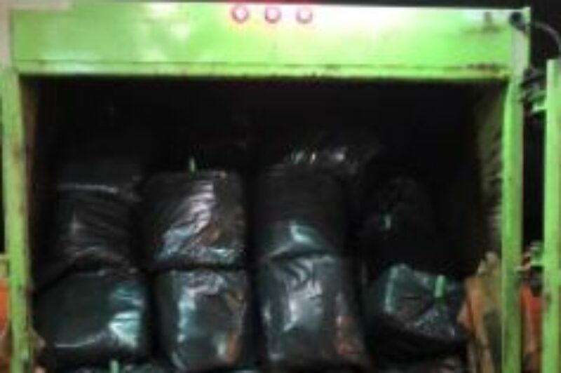 Pot seized from municipal trash hauler at the Blue Water Bridge article image