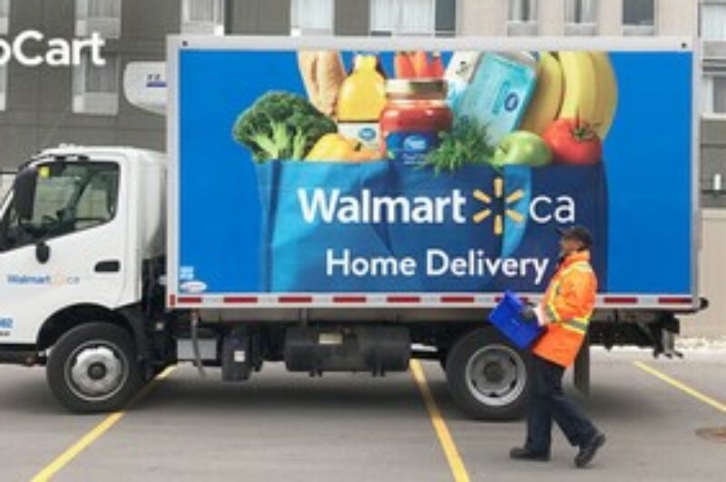 Picture of a Walmart truck