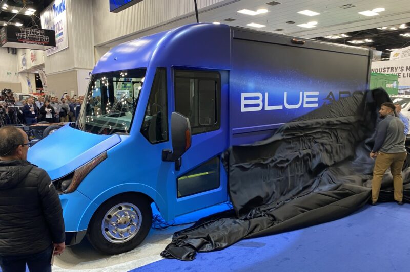 Blue Arc van